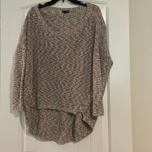 High low sweater